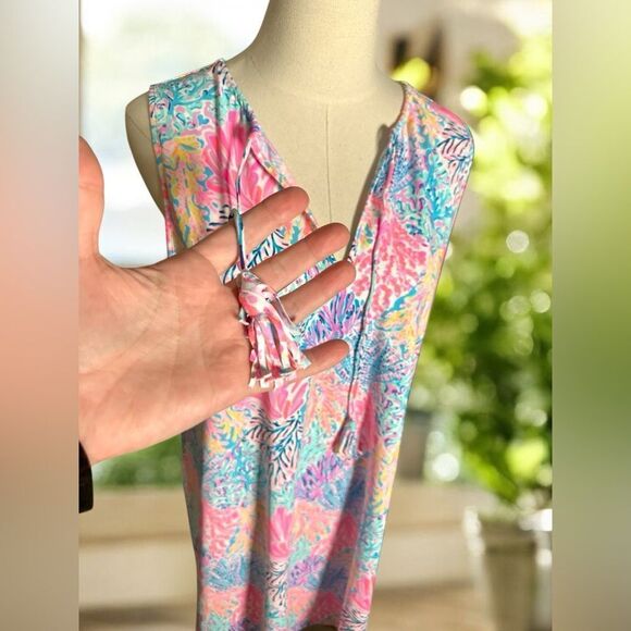 LILLY PULITZER Johana Beach Swim Dress Cover Up SPLASHDANCE - Picture 9 of 12